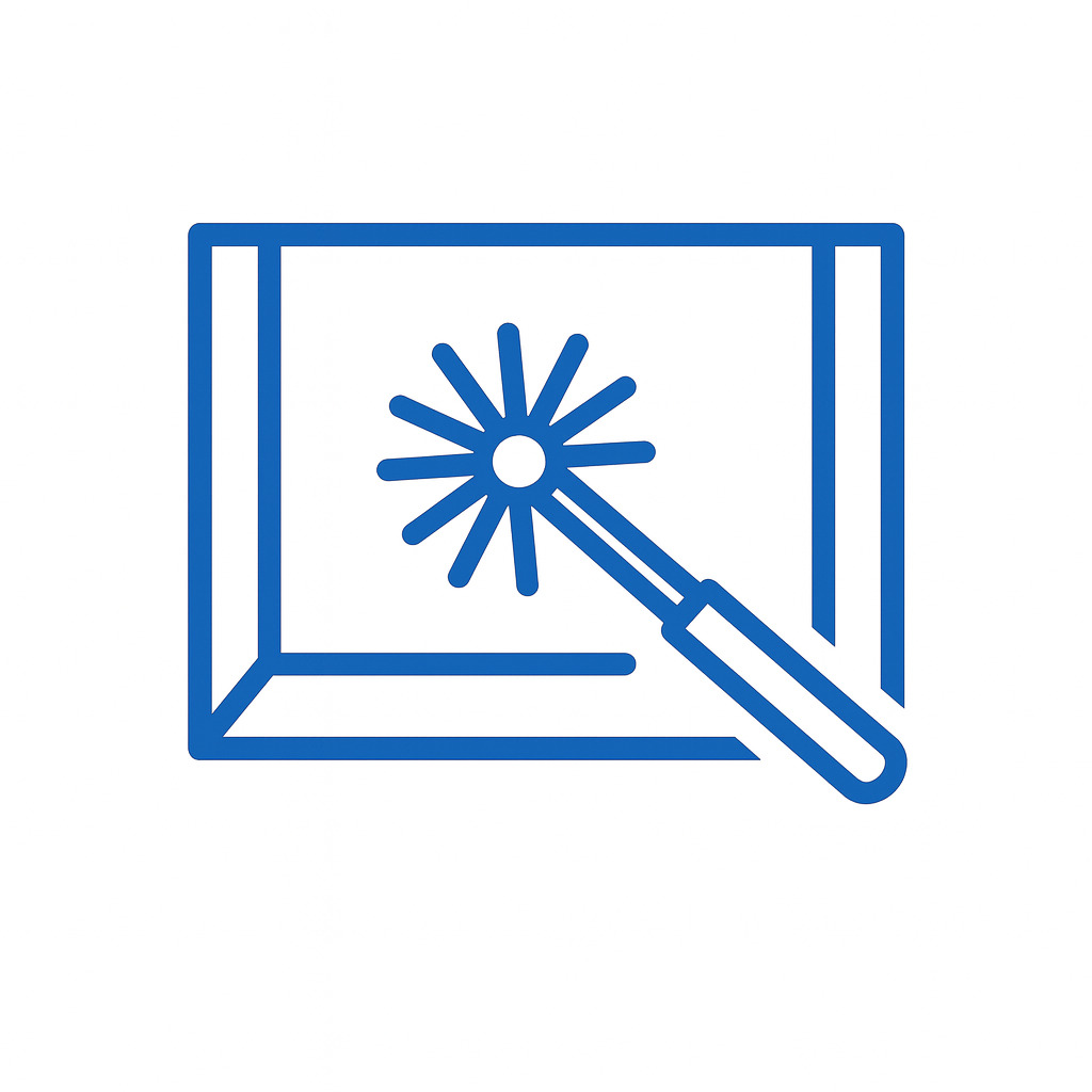 Air duct cleaning icon representing HVAC vent cleaning service